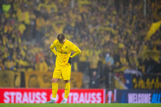 Villads Nielsen of Bodø/Glimt looks dejected