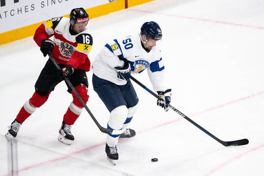 Dominic Zwerger of Austria and Mikael Seppälä of Finland