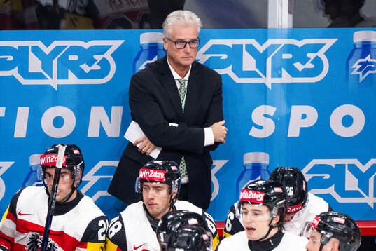 Head coach Roger Bader of Austria
