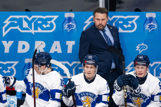 Head coach Anti Pennanen of Finland