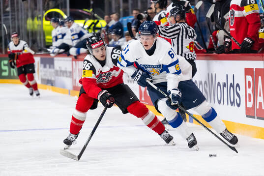 Marco Kasper of Austria Juuso Pärssinen of Finland