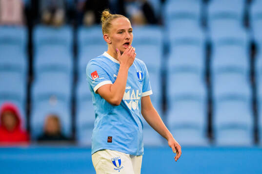Malmö FFs Tuva Skoog deppar