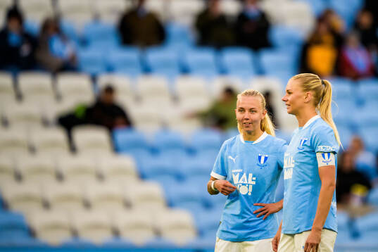 Malmö FFs Nathalie Hoff Persson och Nellie Lilja