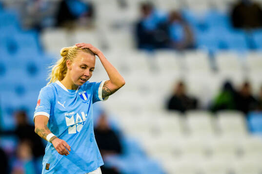Malmö FFs Nathalie Hoff Persson deppar