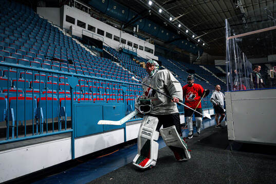 Goaltender Marc-André Fleury of Canada