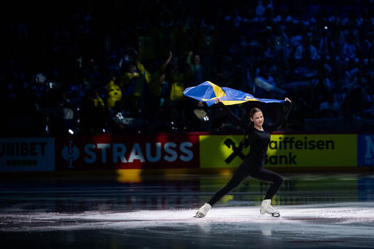 Fan bearer of Sweden