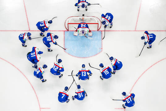 Players of Slovakia gather