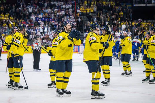 Filip Forsberg of Sweden celebrates