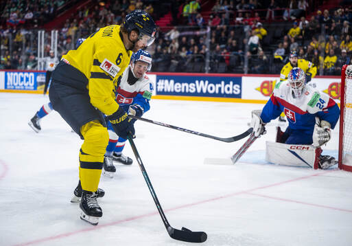Adam Larsson of Sweden