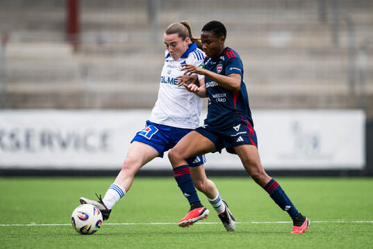 IFK Norrköpings Frederikke Holmberg och Rosengårds