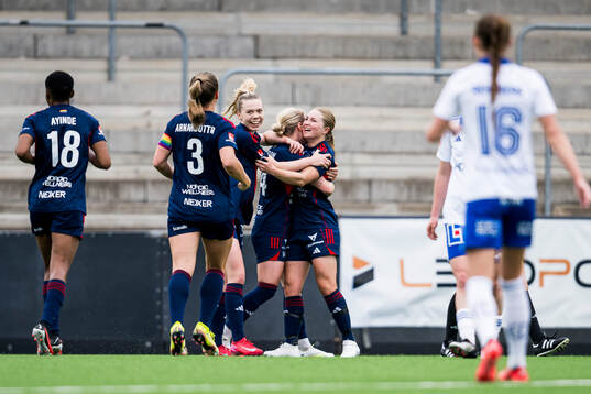 Rosengårds Hanna Andersson jublar