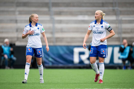 IFK Norrköpings Elin Rombing och Wilma Leidhammar