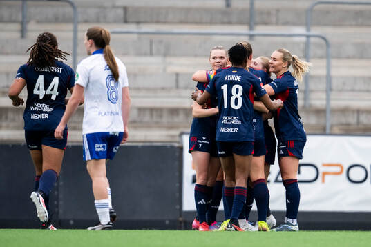 Rosengårds Hanna Andersson jublar