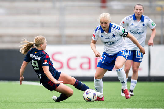 Rosengårds Hanna Andersson och IFK Norrköpings Wilma