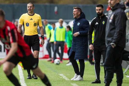 Halmstads huvudtränare Johan Lindholm