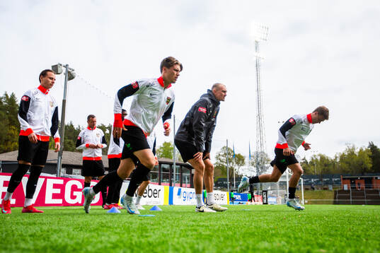 Brommapojkarnas fystränare Axel Sundberg
