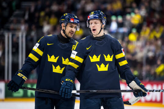 Mikael Backlund and Emil Heineman of Sweden
