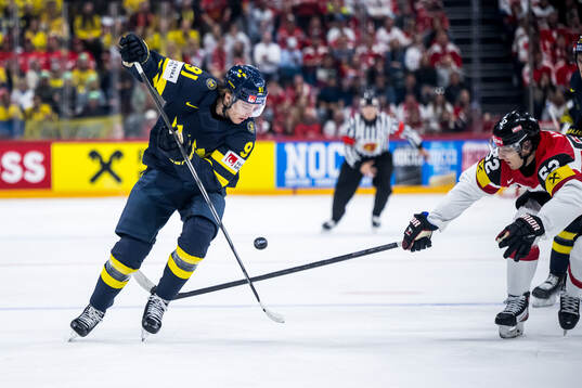 Leo Carlsson of Sweden and Paul Huber of Austria