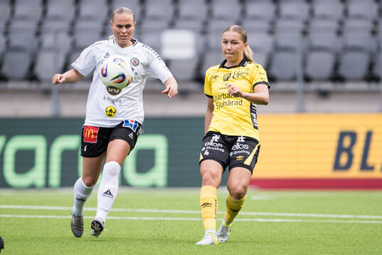 Örebro SKs Molly Wiklander och Elfsborgs Alice Broman