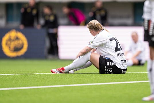 Örebro SKs Rebecka Mannström deppar