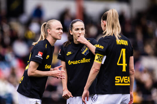 AIKs Matilda Plan, Anna Oskarsson och Jennie Nordin deppar