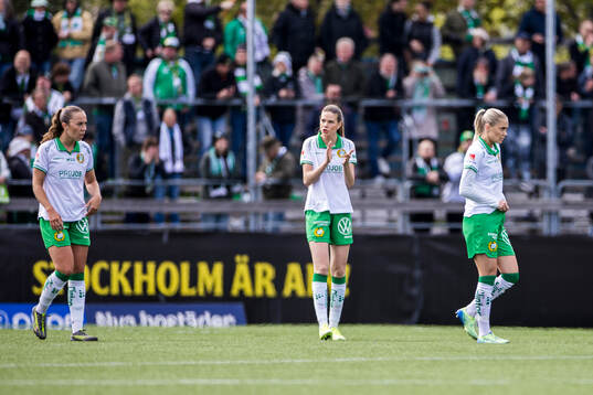 Hammarbys Athinna Persson Lundgren, Bella Andersson och