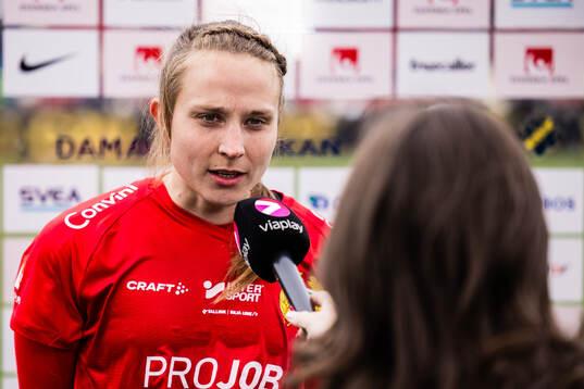 Hammarbys målvakt Anna Tamminen