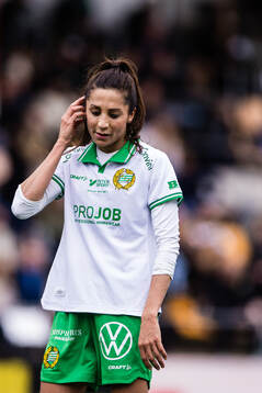 Hammarbys Nadia Nadim deppar