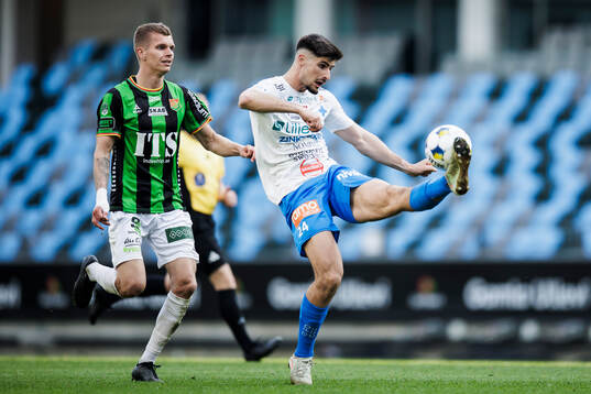 GAIS Lucas Hedlund och Värnamos Emin Grozdanic