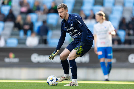 Värnamos målvakt Hugo Keto