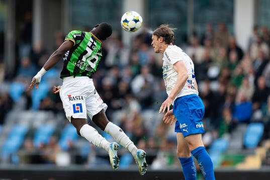 GAIS Ibrahim Diabate och Värnamos Hugo Andersson