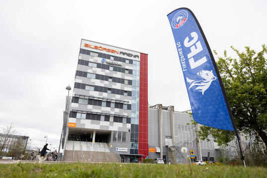 Exteriör vy av Bilbörsen Arena