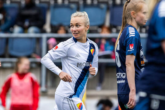 Djurgårdens Tove Almqvist jublar