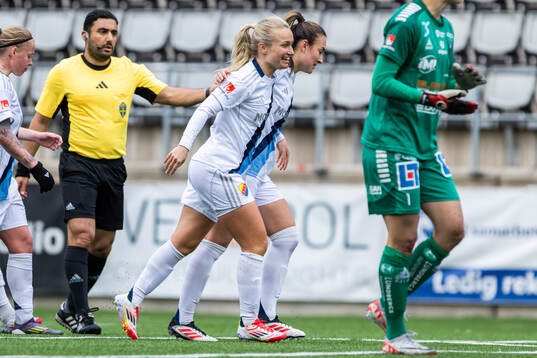 Djurgårdens Tove Almqvist jublar
