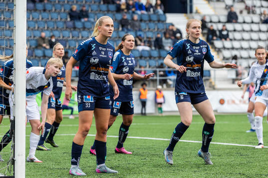 Linköpings Lilli Halttunen och Malin Johnsen Brenn