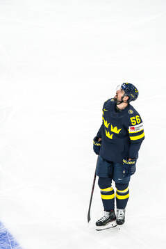 Erik Gustafsson of Sweden looks dejected