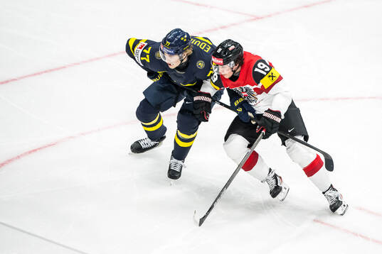 Simon Edvinsson of Sweden and Vinzenz Rohrer of Austria