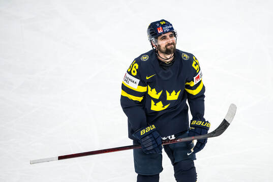 Erik Gustafsson of Sweden looks dejected