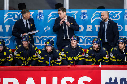 Head coach Sam Hallam of Sweden