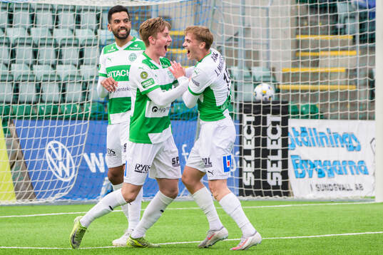 Västerås Karl Gunnarsson jublar