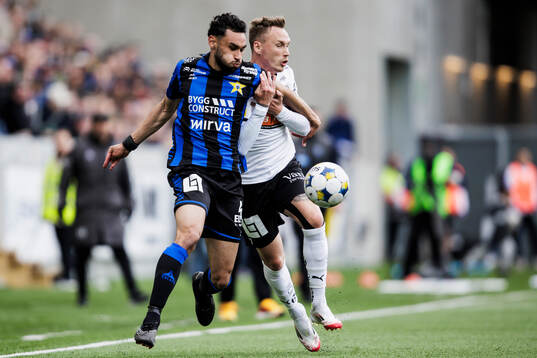 Sirius Joakim Persson och Häckens Jacob Barret Laursen