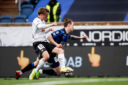 Häckens Filip Öhman och Sirius Noel Milleskog