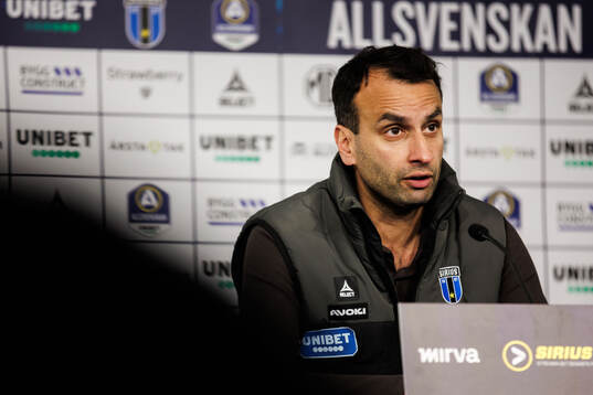 Sirius tränare Andreas Engelmark