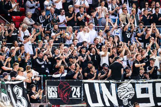 Spectators in the stands