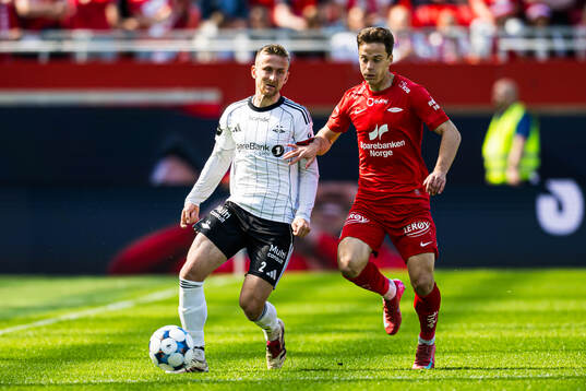 Erlend Dahl Reitan of Rosenborg and Felix Horn Myhre of