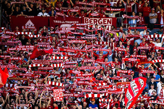 Spectators in the stands