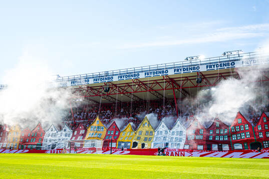 Spectators in the stands
