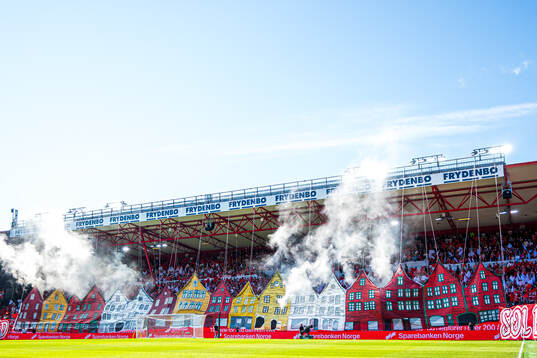 Spectators in the stands