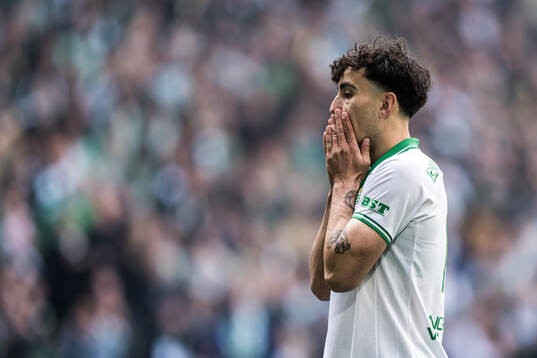 Hammarbys Sebastian Tounekti deppar