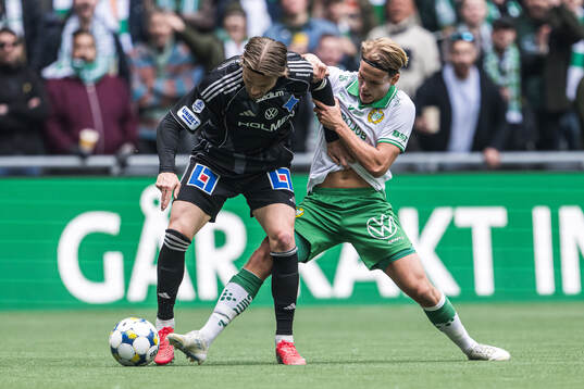 IFK Norrköpings Christoffer Nyman och Hammarbys Markus